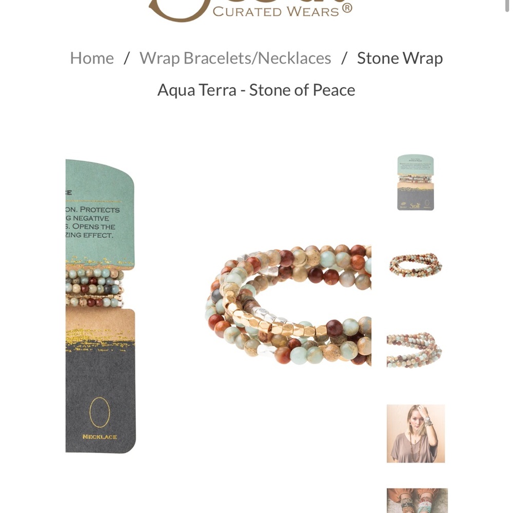 Aqua Terra Stone of Peace Bracelet - Picture 3 of 4